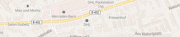 Karte Kielortplatz Norderstedt