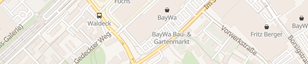 Karte BayWa Bau- und Gartenmarkt Neu-Ulm