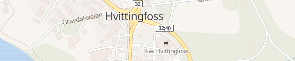 Karte Kiwi Hvittingfoss