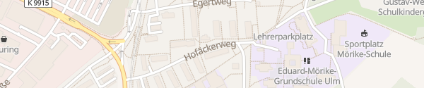 Karte Hofäckerweg Ulm