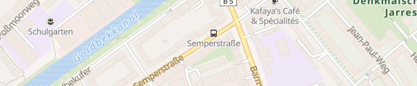 Karte Semperstraße 46 Hamburg