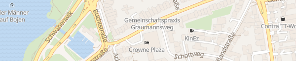 Karte Crowne Plaza Hamburg-City Alster Hamburg
