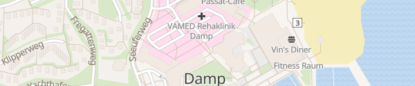 Karte Ostsee Resort Damp