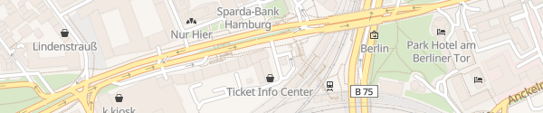 Karte Schnellladesäule Berliner Tor Hamburg