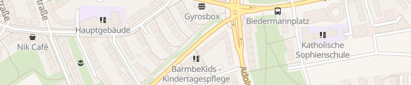 Karte Beethovenstraße Hamburg
