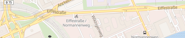 Karte Wikingerweg Hamburg