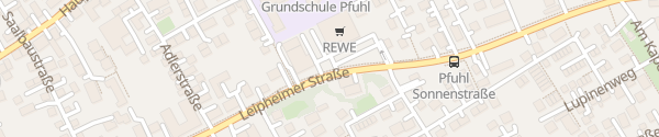 Karte REWE Leipheimer Straße Neu-Ulm