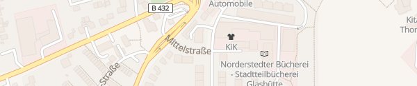 Karte Mittelstraße Norderstedt
