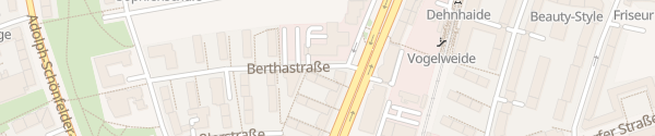 Karte Berthastraße Hamburg