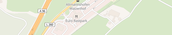 Karte IONITY Euro Rastpark Aichstetten
