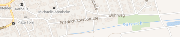 Karte Friedrich-Ebert-Straße Kürnach