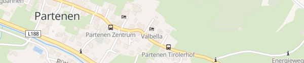 Karte Pension Valbella Partenen