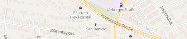 Karte Langenhorner Straße-Ost Hamburg