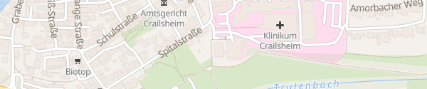 Karte Klinikum Crailsheim