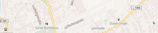 Karte Volksfestplatz Crailsheim