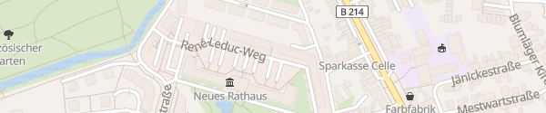 Karte Neues Rathaus Celle