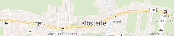 Karte Gemeindeamt Klösterle