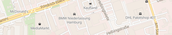 Karte BMW Filiale Wandsbek Hamburg