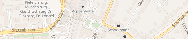 Karte S-Bahn Poppenbüttel Hamburg