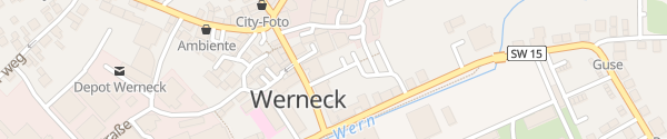Karte VR Bank Werneck