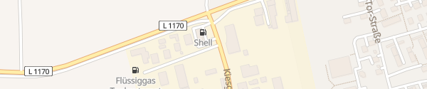 Karte Shell Tankstelle Langenau