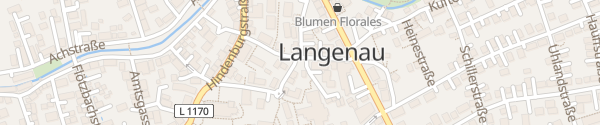 Karte Kuftenstraße Langenau