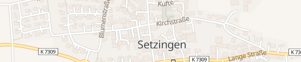 Karte Hausener Straße Setzingen
