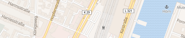 Karte Parkplatz Hauptbahnhof Kiel
