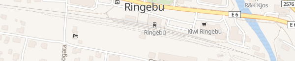 Karte Parkplatz Bahnhof Ringebu