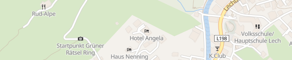Karte Hotel Angela Superior Lech