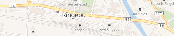 Karte Parkplatz Bahnhof Ringebu
