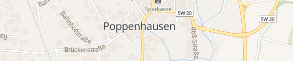 Karte Rathaus Poppenhausen
