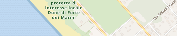 Karte Viale Italico Forte dei Marmi