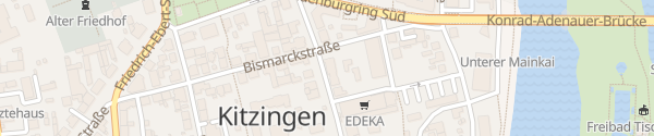 Karte Wörthstraße Kitzingen