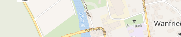 Karte E-Bike Ladestation Hafengaststätte Zur Schlagd Wanfried