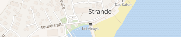 Karte Strandstraße Strande