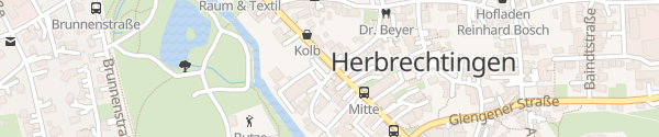 Karte Lange Straße Herbrechtingen