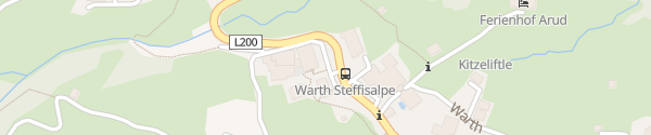 Karte Sporthotel Steffisalp Warth