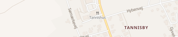 Karte Hotel Tannishus Bindslev