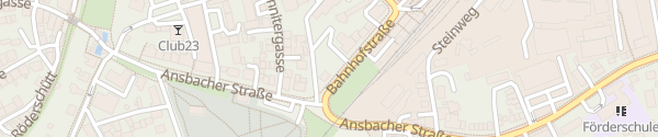 Karte VR Bank Rothenburg ob der Tauber