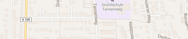 Karte Tannenweg Glinde
