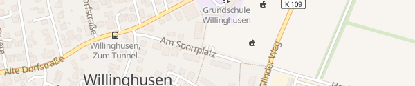 Karte Sportplatz Willinghusen Barsbüttel