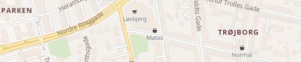 Karte Trøjborg Centret Aarhus