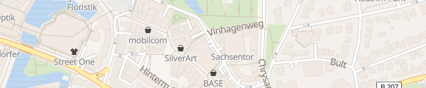 Karte Bergedorfer Schloßstraße Hamburg