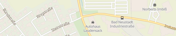 Karte Autohaus Laudensack Bad Neustadt an der Saale