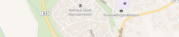 Karte Vierröhrenbrunnen Mainbernheim