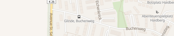 Karte Buchenweg Glinde
