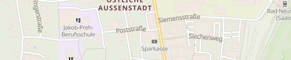 Karte Sparkasse Bad Neustadt an der Saale