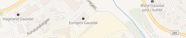 Karte Europris Gausdal