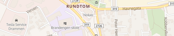 Karte Circle K Rundtom Drammen